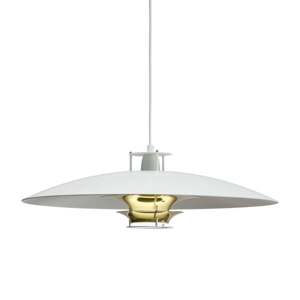 Suspension JL341,blanc et laiton