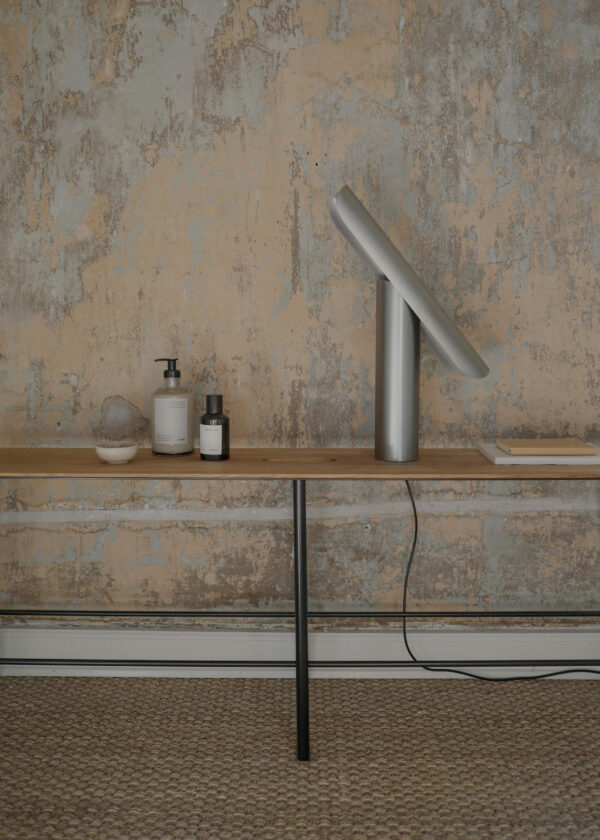 Lampe de table T-Lamp,Acier brossé