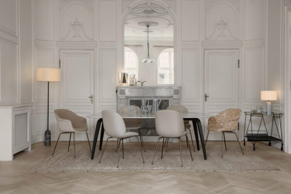 Lampadaire Gravity, Marbre gris