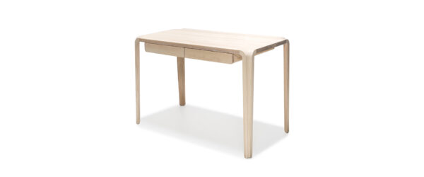 Bureau Primum, 120x60, frêne blanchi massif