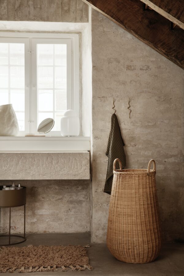 Panier à linge Laundry Basket, rotin tressé