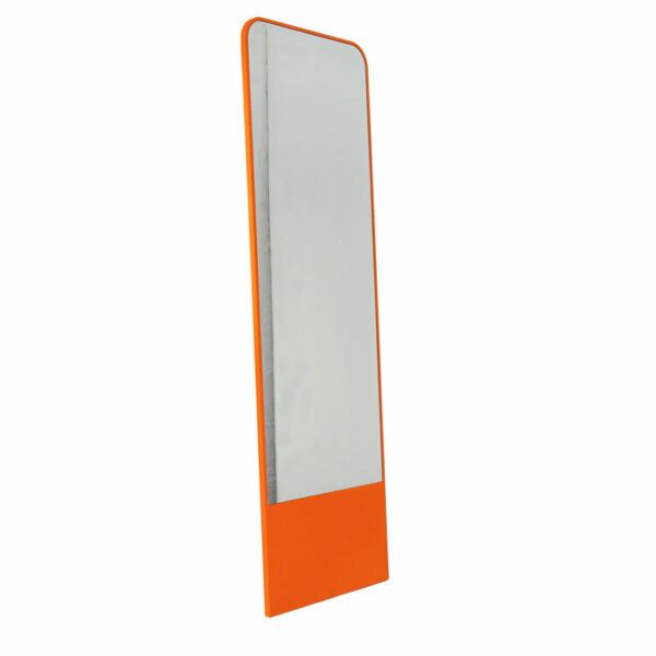 Miroir Friedrich, Frêne laqué Orange