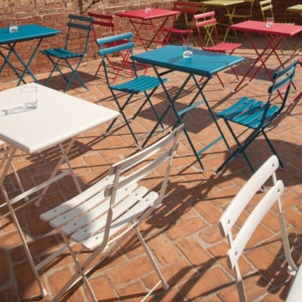 Set 1 Table et 2 chaises Arc-en-ciel, Blanc