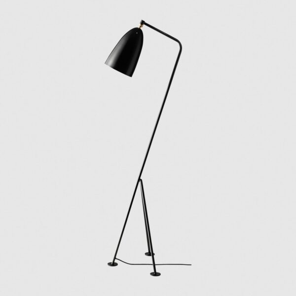 Lampadaire Gräshoppa, Noir semi Mat