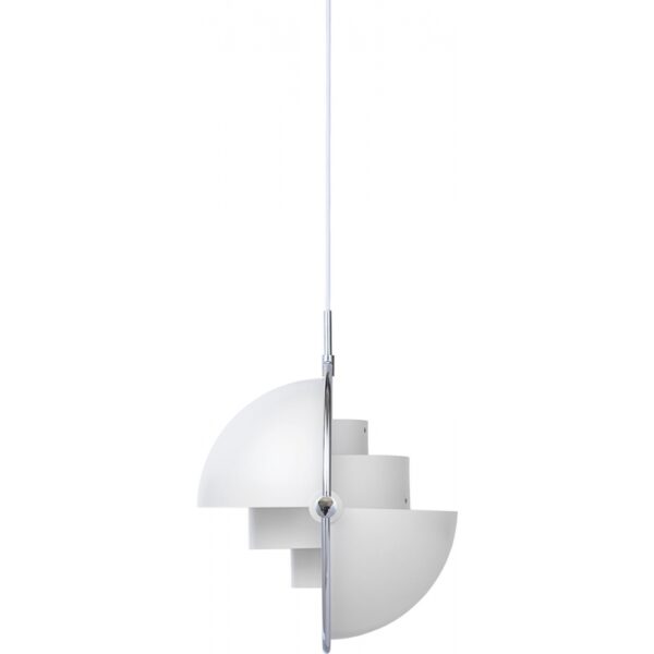 Suspension Multilite, Chrome et Blanc Mat