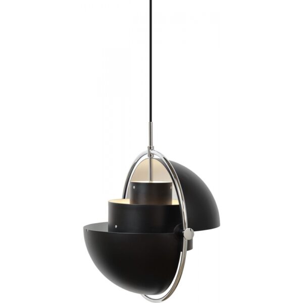 Suspension Multilite, Small, Chrome et Noir