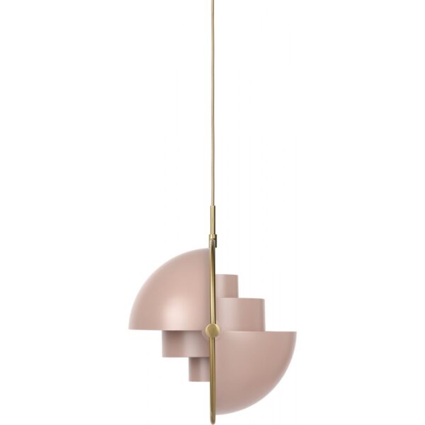 Suspension Multilite, Laiton et Rose Dust Mat