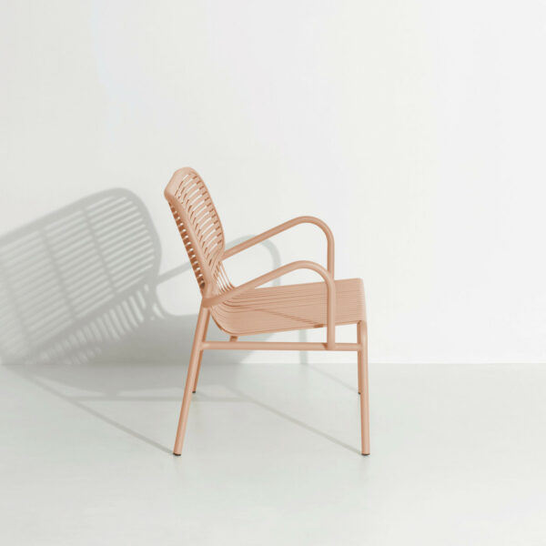 Banc avec accoudoirs Weekend, Blush