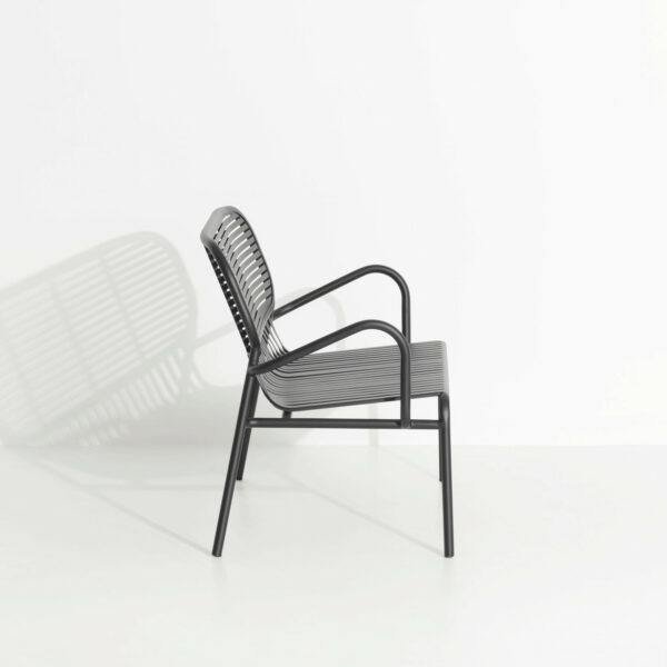 Banc avec accoudoirs Weekend, Noir