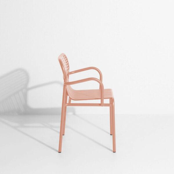 Set de 2 chaises avec accoudoirs Weekend, Blush