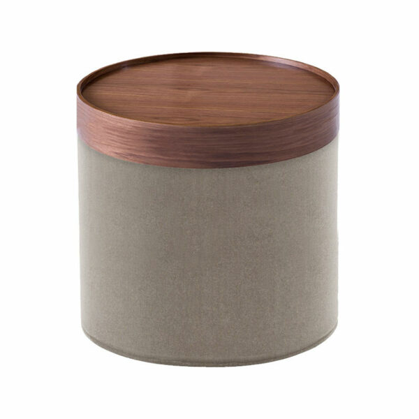 Plateau Drum pour Pouf Small ou High, Noyer