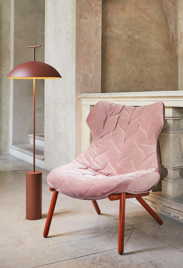 Lampadaire Geen-A, Terre de Sienne