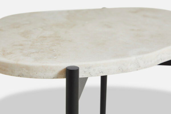 Table basse La Terra, Medium, Travertin Ivoire