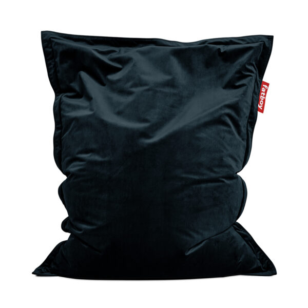 Grand pouf Original Slim Velvet (100% recyclé), Night