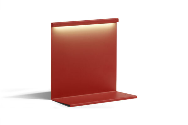 Lampe de table LBM, Rouge tomate