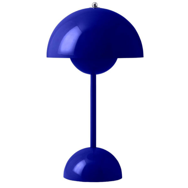 Lampe de table rechargeable Flowerpot VP9, Cobalt Blue