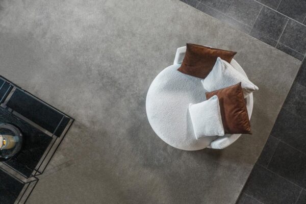 Fauteuil lounge, Pastille Swing, Base pivotante – Tissu catégorie LSA