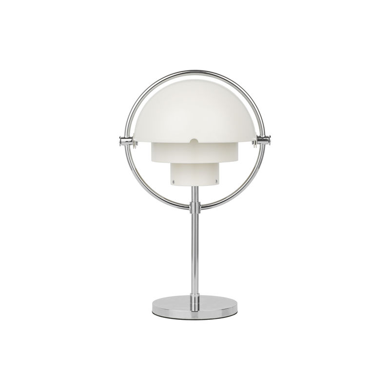 Gubi - Lampe sans fil rechargeable Multi-Lite, Chrome et Blanc mat -  Homepage