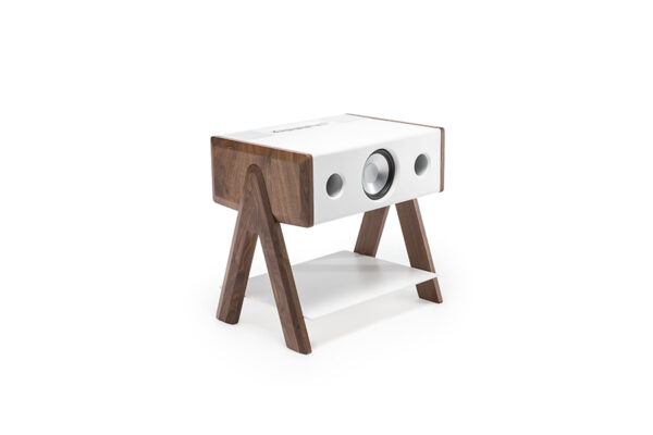 Enceinte Bluetooth Cube, Noyer, Corian