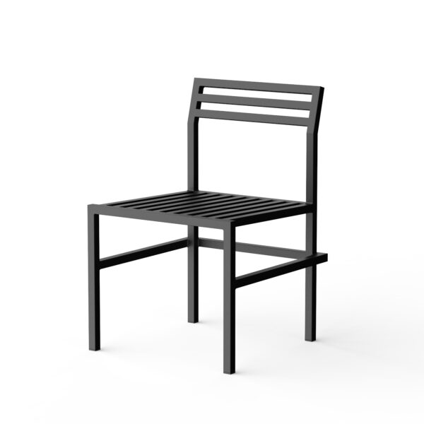 Dining Chair 19 Outdoors, Noir