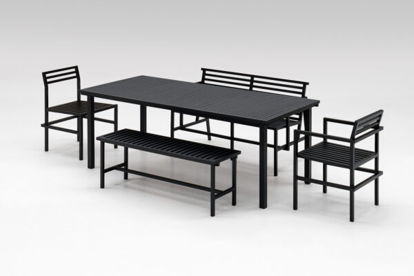 Dining Chair 19 Outdoors, Noir