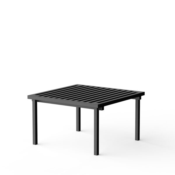 Ottoman-Table Basse 19 Outdoors, Noir