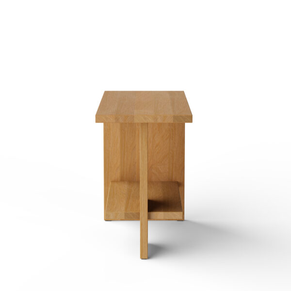 Table basse Tee, Rectangulaire, Chêne naturel