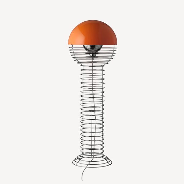 Lampadaire Wire, H.120 cm,Orange
