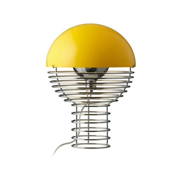 Lampe de table Wire, Ø30 cmm, Jaune