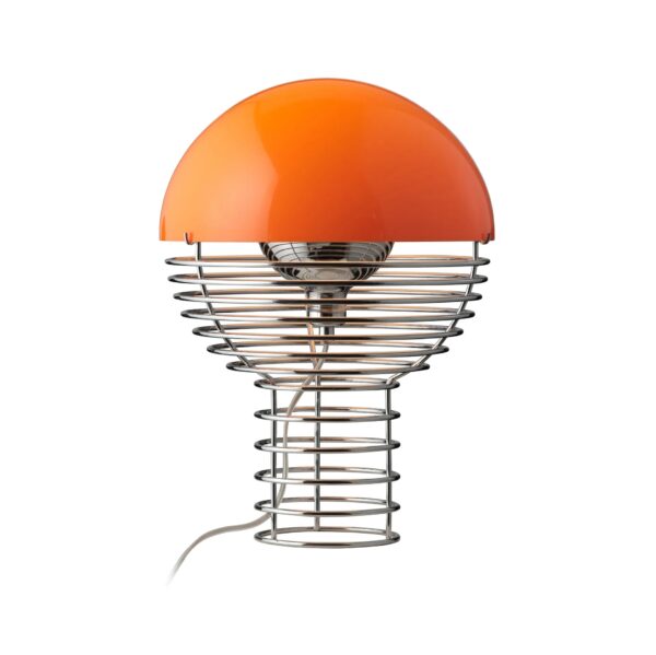 Lampe de table Wire, Ø30 cmm, Orange