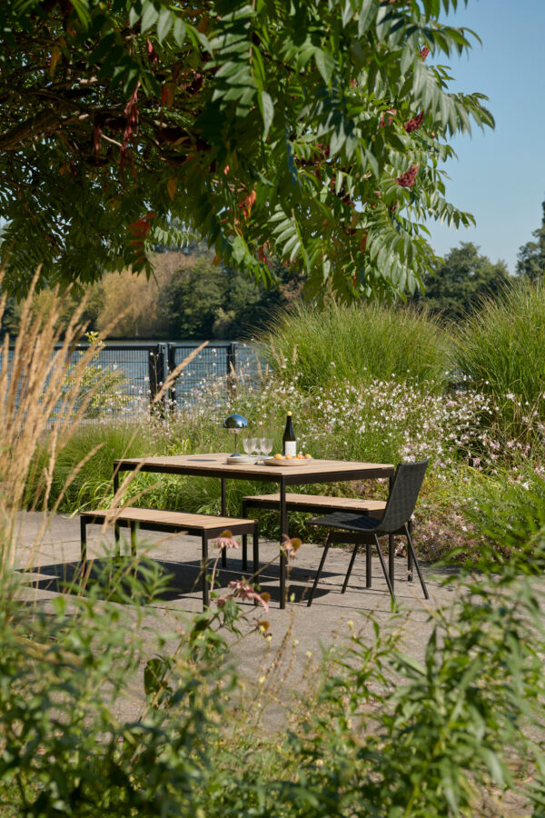 Chaise Ville AV33, Outdoor, Noir