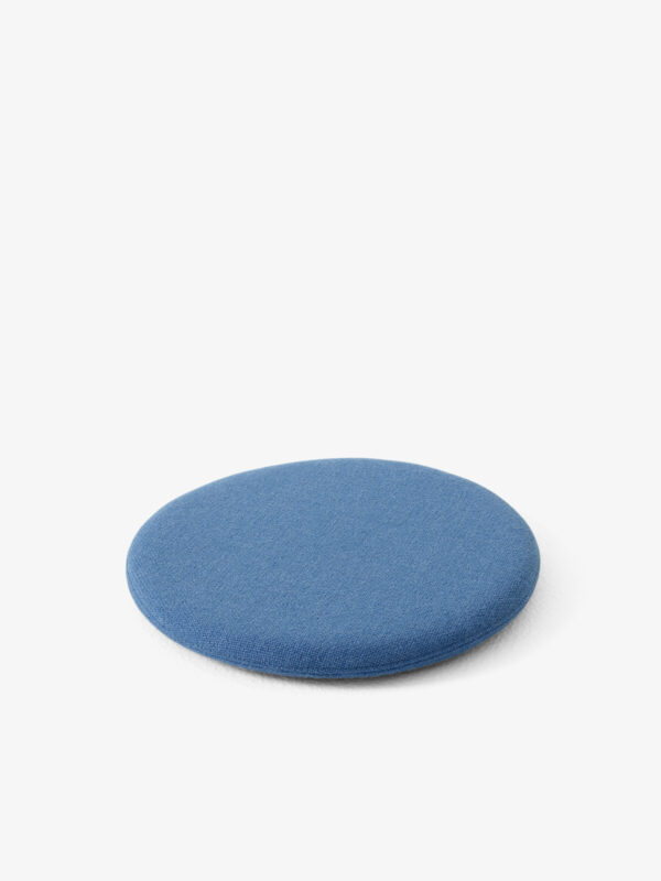 Wire Stool Coussin VP11, Tissu Hallingdal 723 Bleu