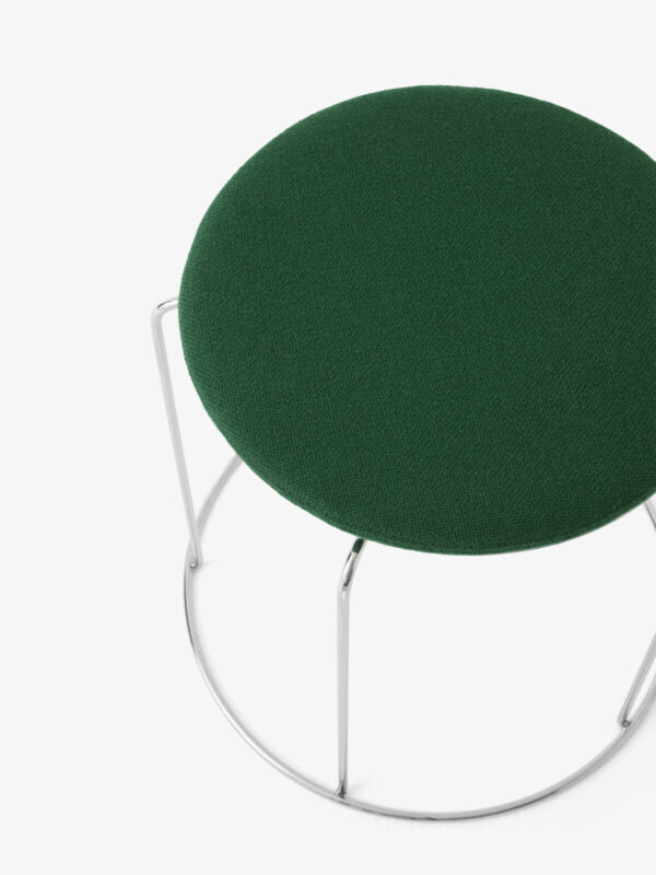 Coussin Wire Stool VP11, Tissu Hallingdal 944 Vert
