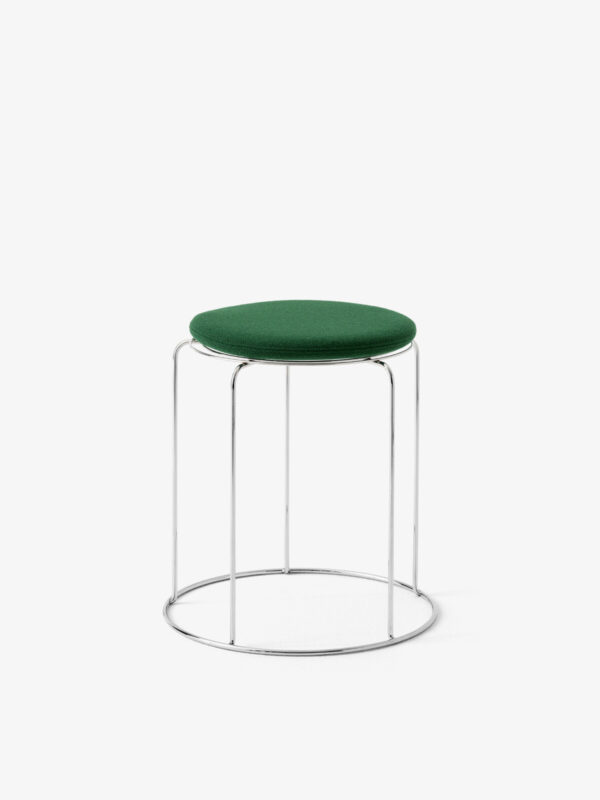 Coussin Wire Stool VP11, Tissu Hallingdal 944 Vert