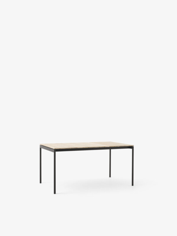 Table Ville AV25, Noir et Teck, L.150x90cm