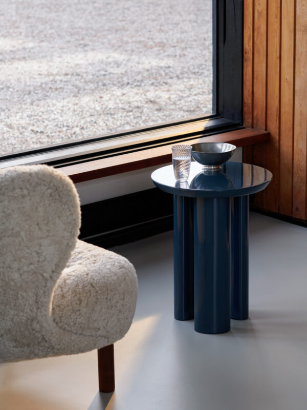 Table d'appoint Tung, Steel Blue