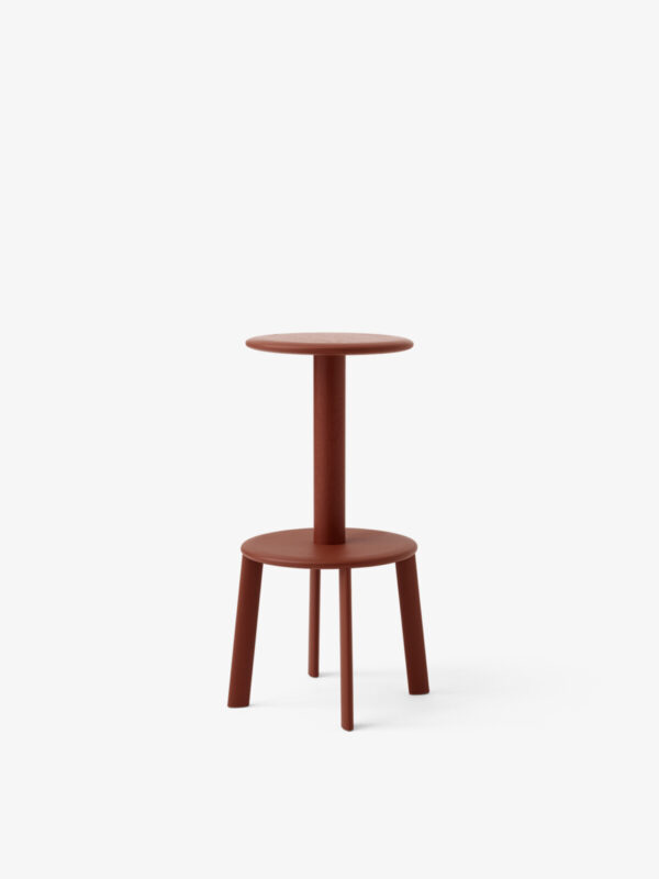 Tabouret Massif AV40, Rouge Braise, H.75 cm