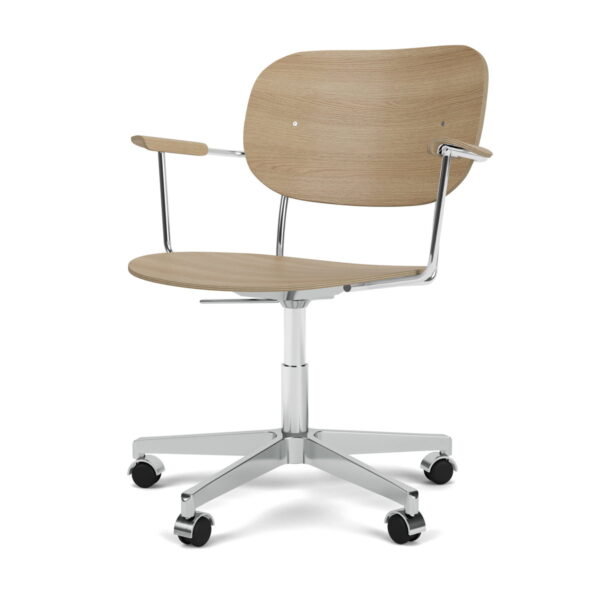 Chaise de bureau Co Task, Chêne naturel