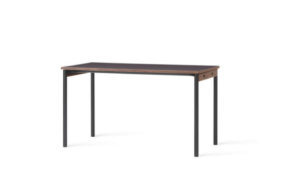 Bureau Co Table, L140x70cm, Noir, Laminate Terra