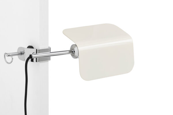Lampe à pincer Apex, Blanc perlé