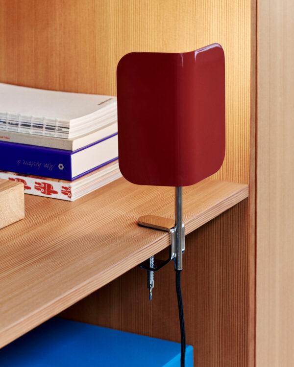 Lampe à pincer Apex, Rouge