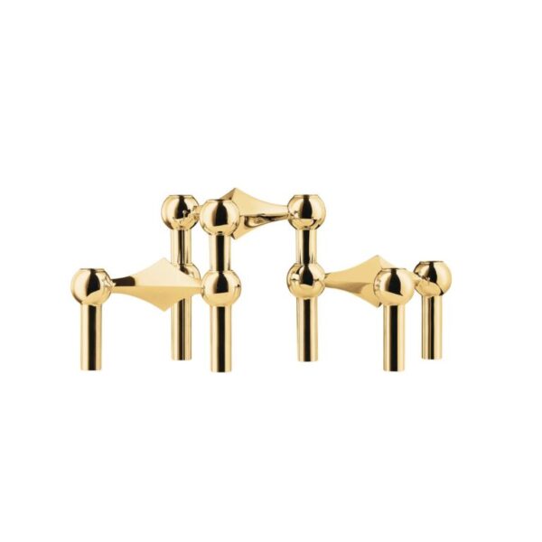 Bougeoir Stoff Nagel, Set de 3 pcs, Laiton massif
