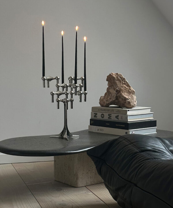 Chandelier Stoff Nagel, Chrome