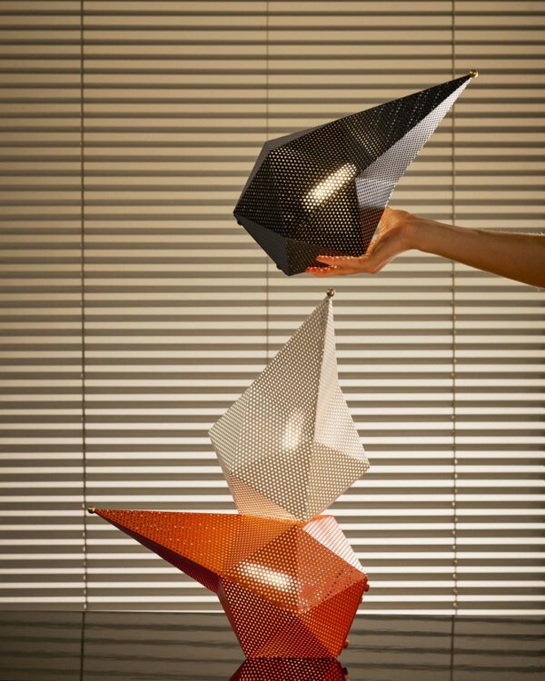 Lampe portable Bagdad, Crème semi mat