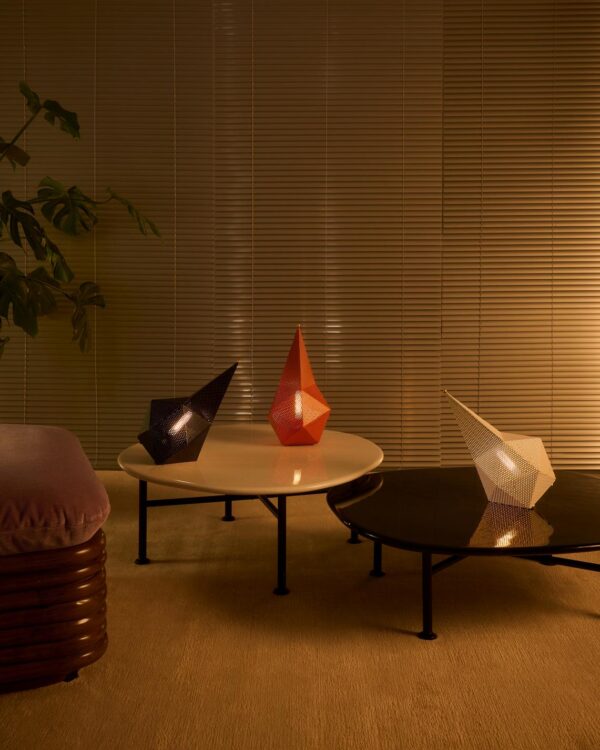 Lampe portable Bagdad, Crème semi mat