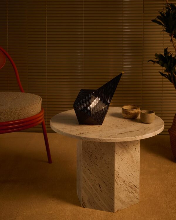 Lampe portable Bagdad, Noir Semi mat
