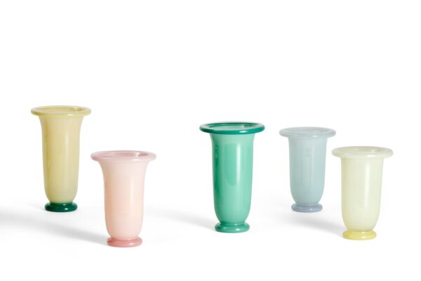 Empire Vase Large - Lemon/Green base