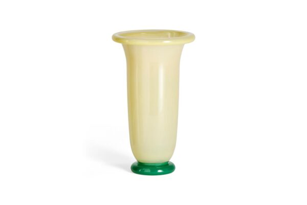 Empire Vase Large - Lemon/Green base
