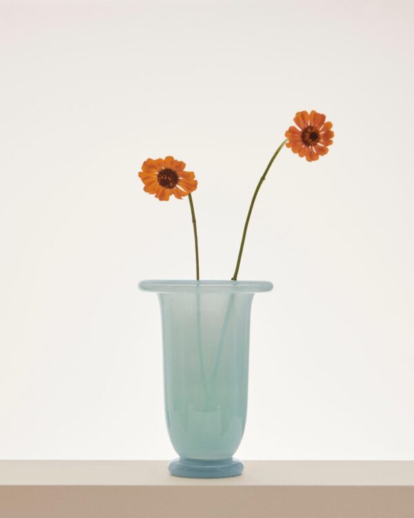 Empire Vase Medium - Ice blue