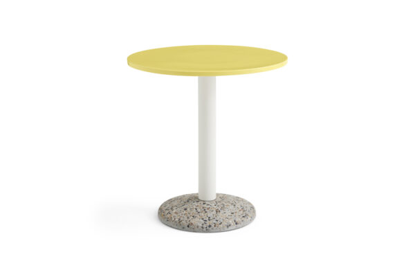 Ceramic Table - Ø70 - Bright Yellow